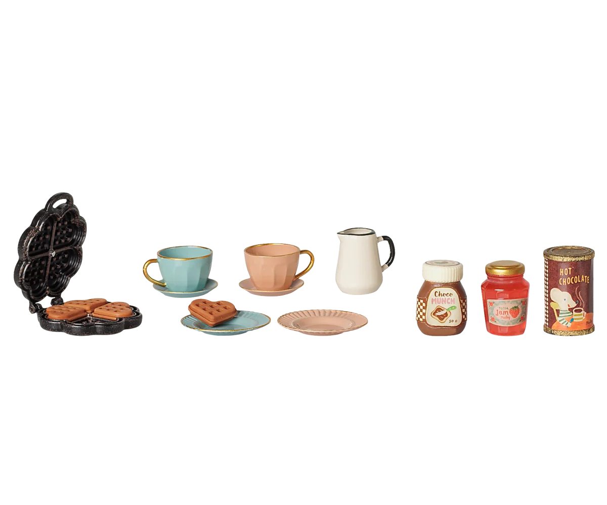 Maileg Waffle Set, Mouse