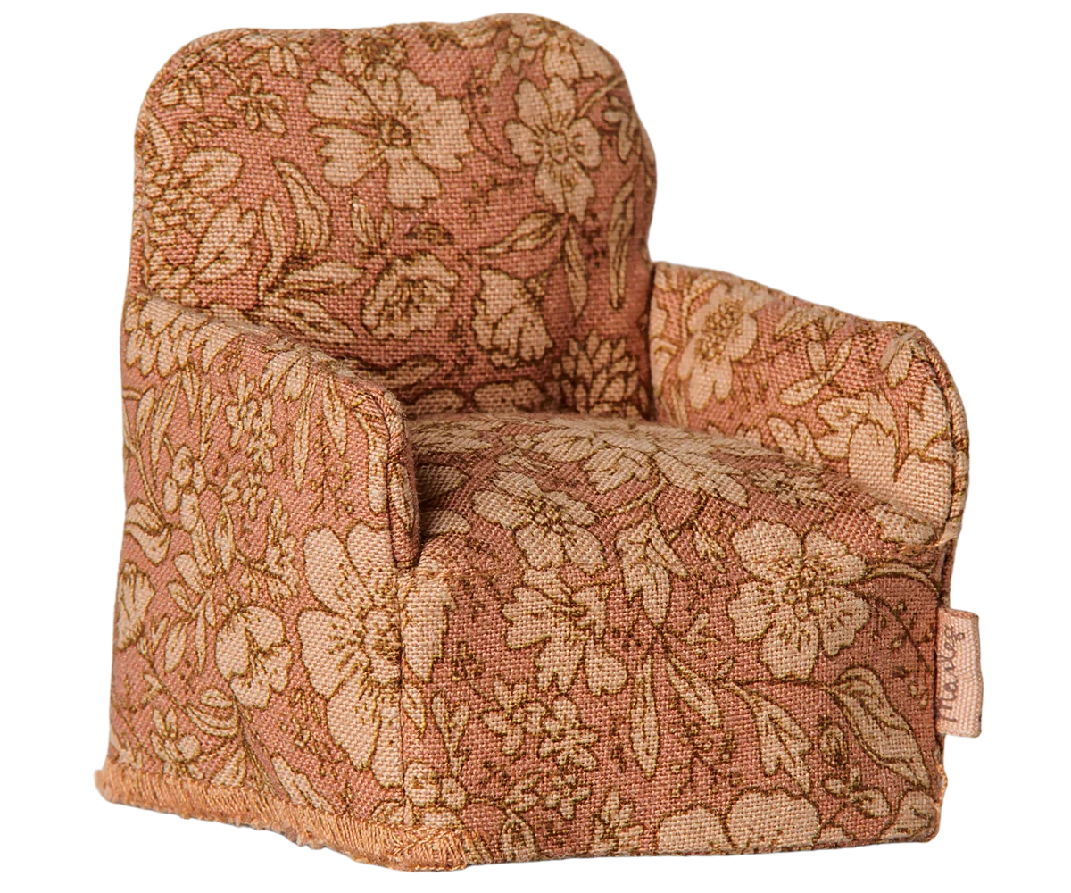 Maileg Folding Chair, Mouse-- Flower