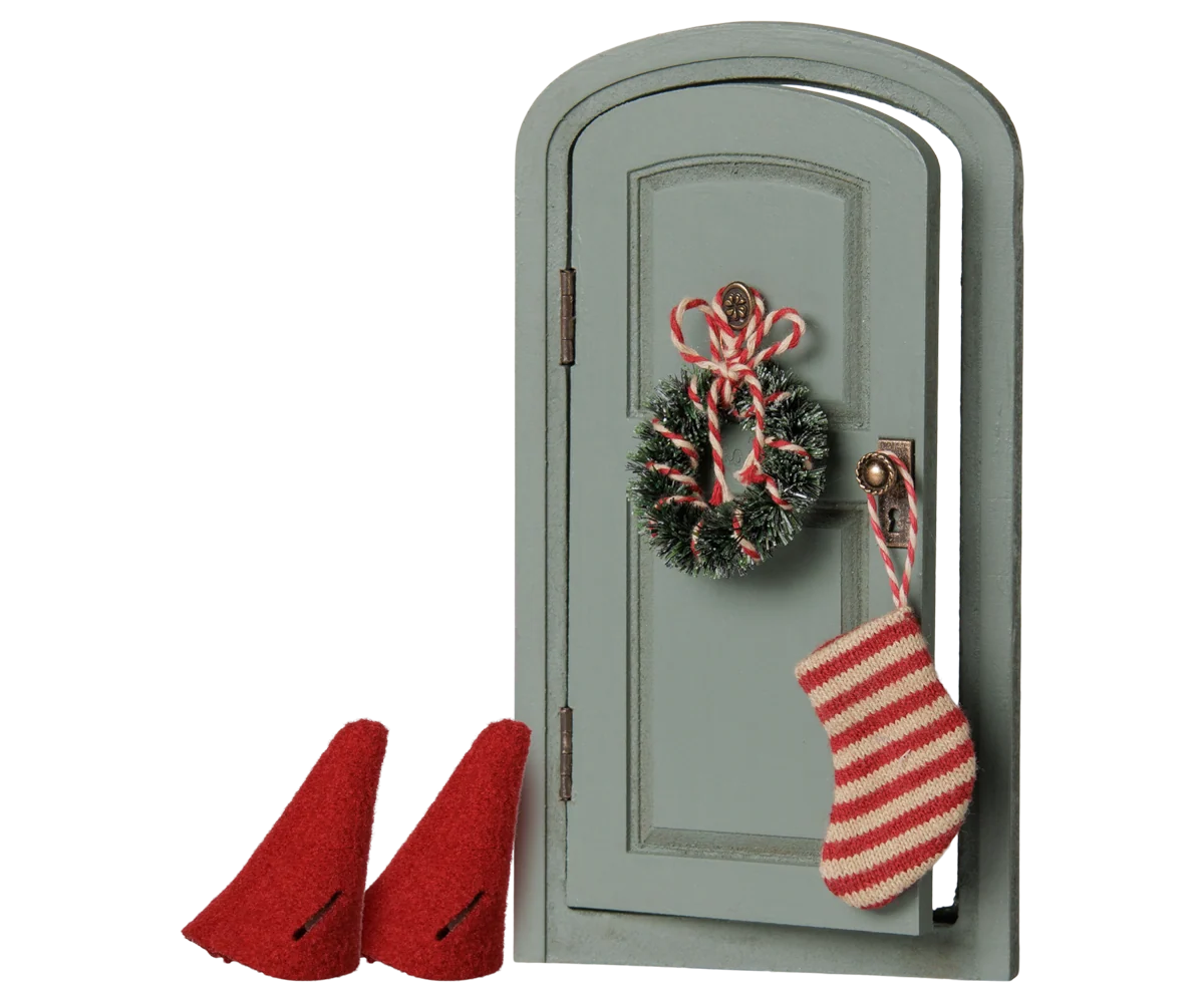 Maileg Christmas Door Set-- Mouse