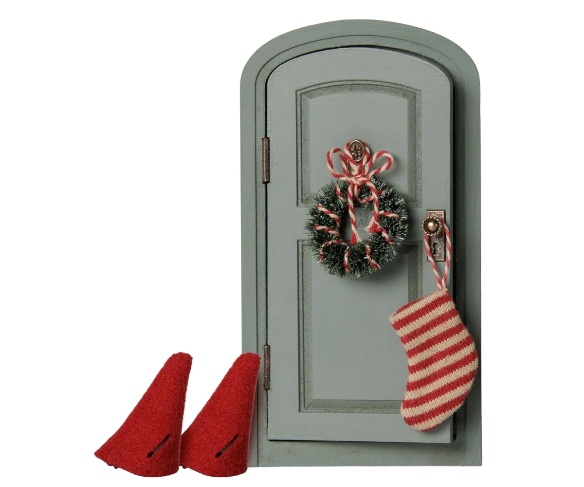 Maileg Christmas Door Set-- Mouse