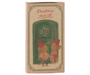 Maileg Christmas Door Set-- Mouse
