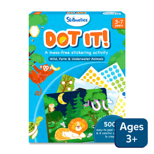 Skillmatics Dot It! Wild, Farm & Underwater Animals