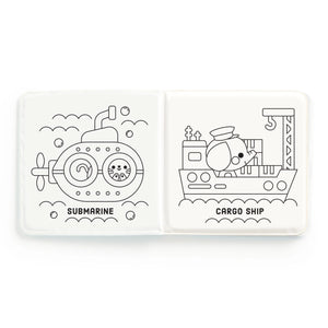 Color Magic Bath Book: Busy Boats by Mudpuppy