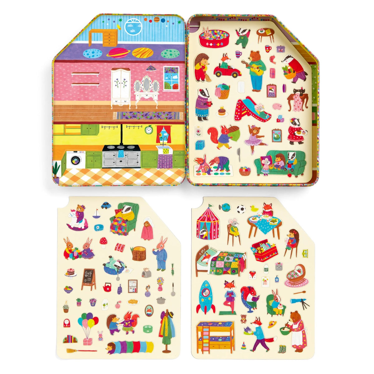 Mudpuppy Magnetic Playhouse -- Woodland Wonder