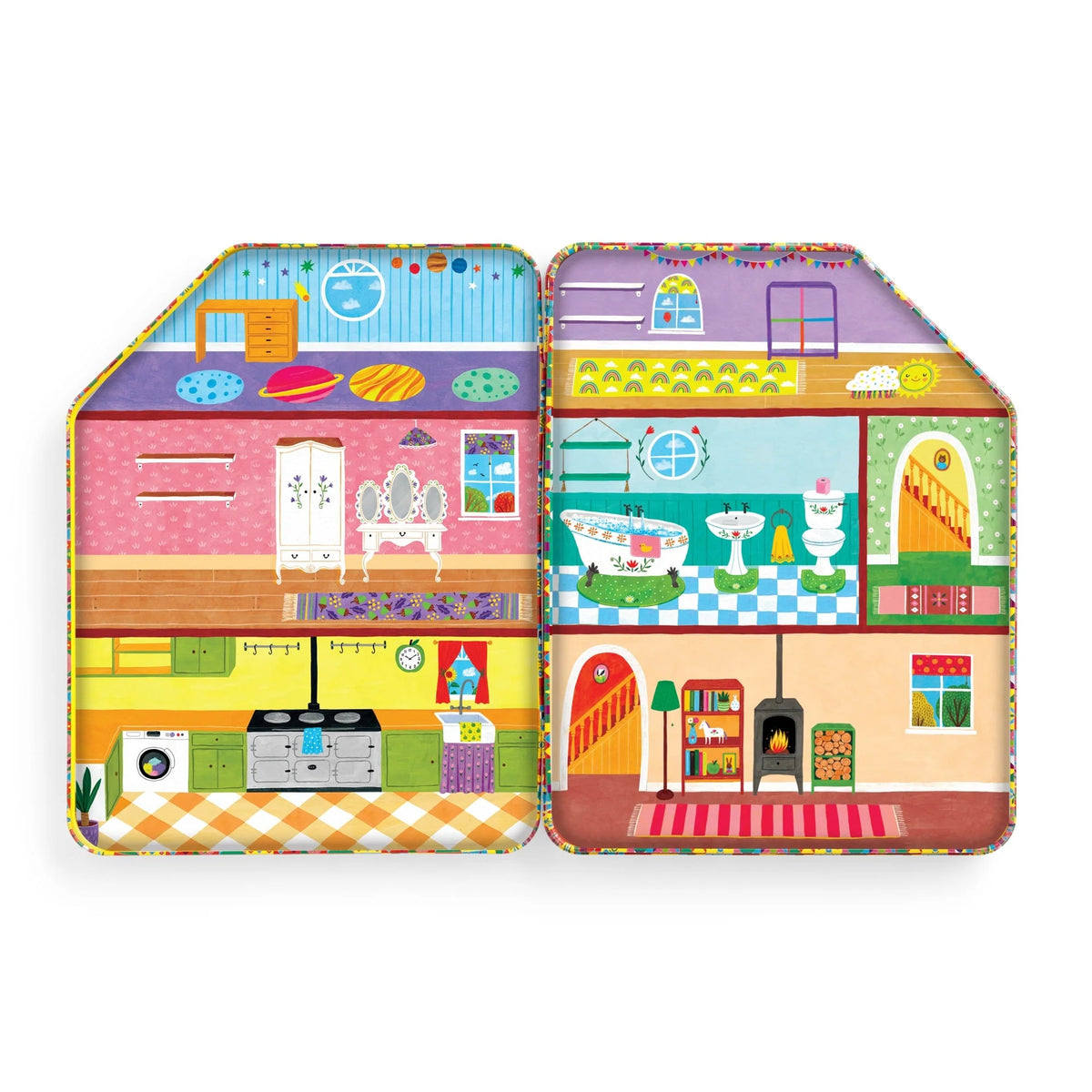 Mudpuppy Magnetic Playhouse -- Woodland Wonder