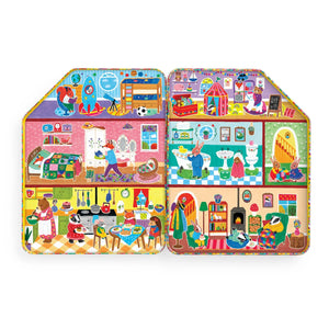 Mudpuppy Magnetic Playhouse -- Woodland Wonder
