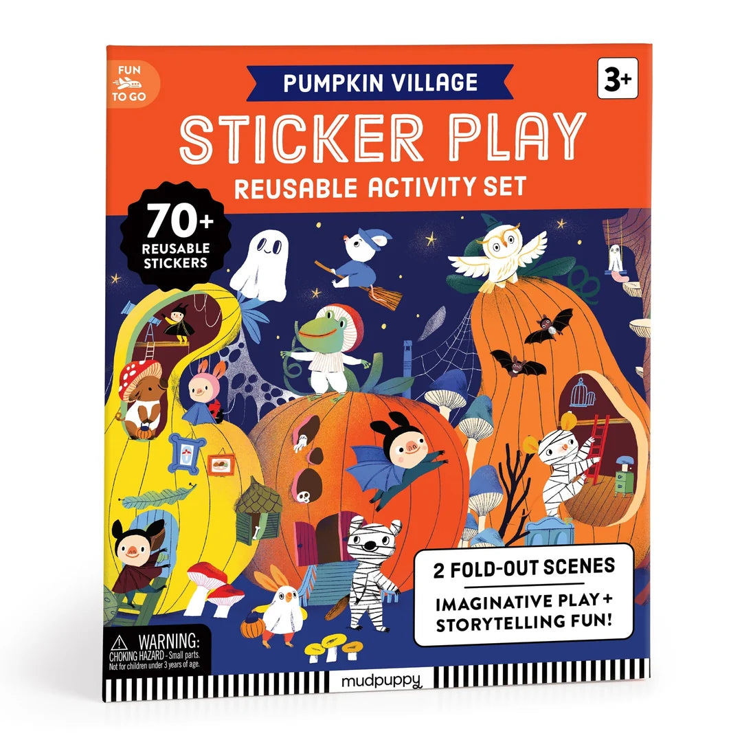 Pumpkin Village Sticker Play