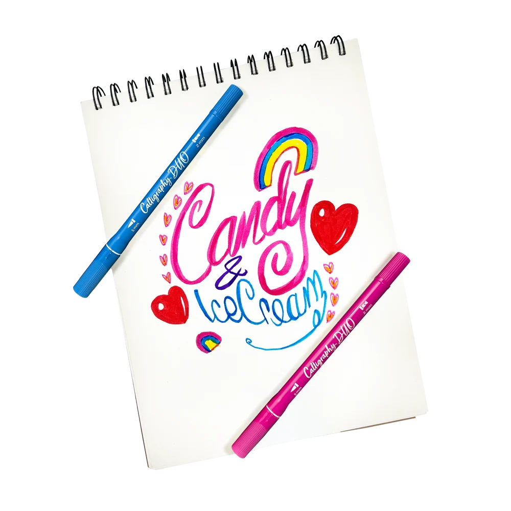 Ooly Calligraphy Duo: Double-Ended Markers (Set of 12)