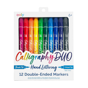 Ooly Calligraphy Duo: Double-Ended Markers (Set of 12)