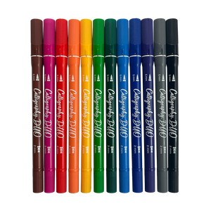Ooly Calligraphy Duo: Double-Ended Markers (Set of 12)