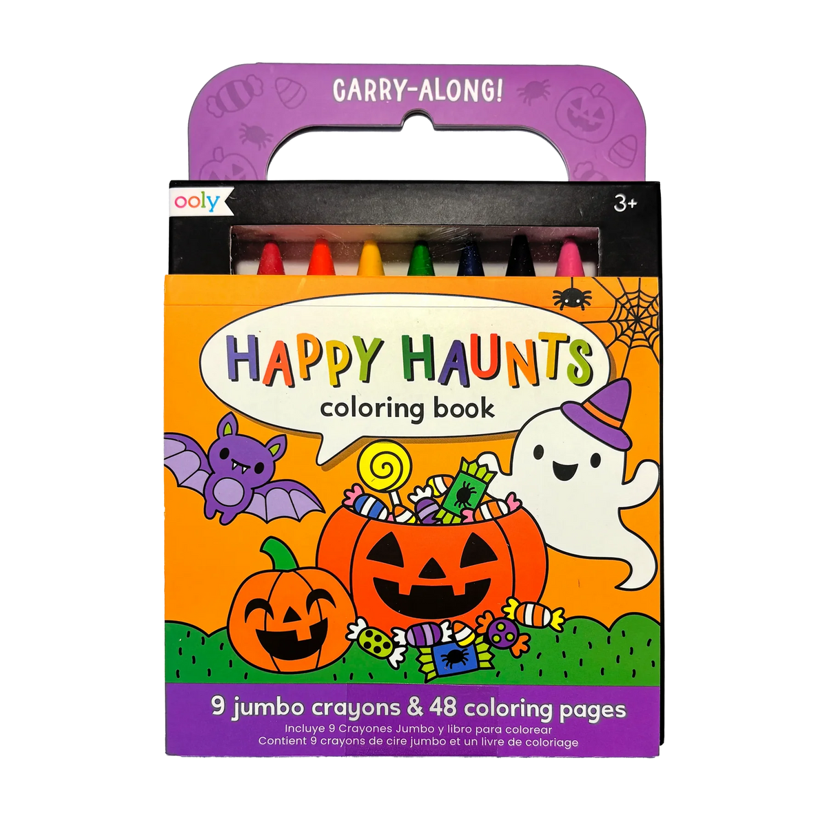 Ooly Carry Along Coloring Book Set --Happy Haunts