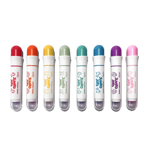 Ooly Jumbo Jots: Dual Tip Cone and Stamp Markers-- Unicorn (Set of 8)