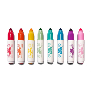 Ooly Jumbo Jots: Dual Tip Cone and Stamp Markers-- Unicorn (Set of 8)