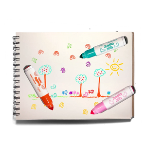 Ooly Jumbo Jots: Dual Tip Cone and Stamp Markers-- Unicorn (Set of 8)