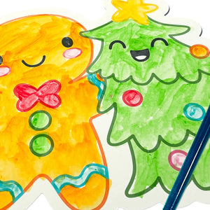 Ooly Playful Painters Easy Watercolor Painting Kit-- Merry and Bright