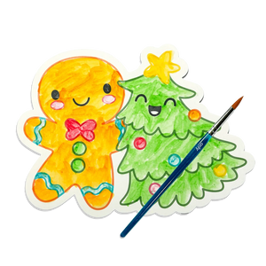 Ooly Playful Painters Easy Watercolor Painting Kit-- Merry and Bright
