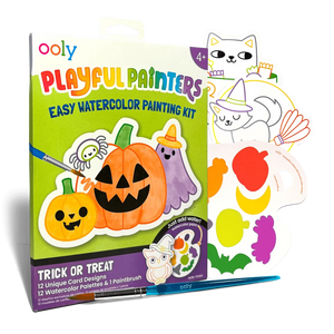 Ooly Playful Painters Easy Watercolor Painting Kit-- Trick or Treat