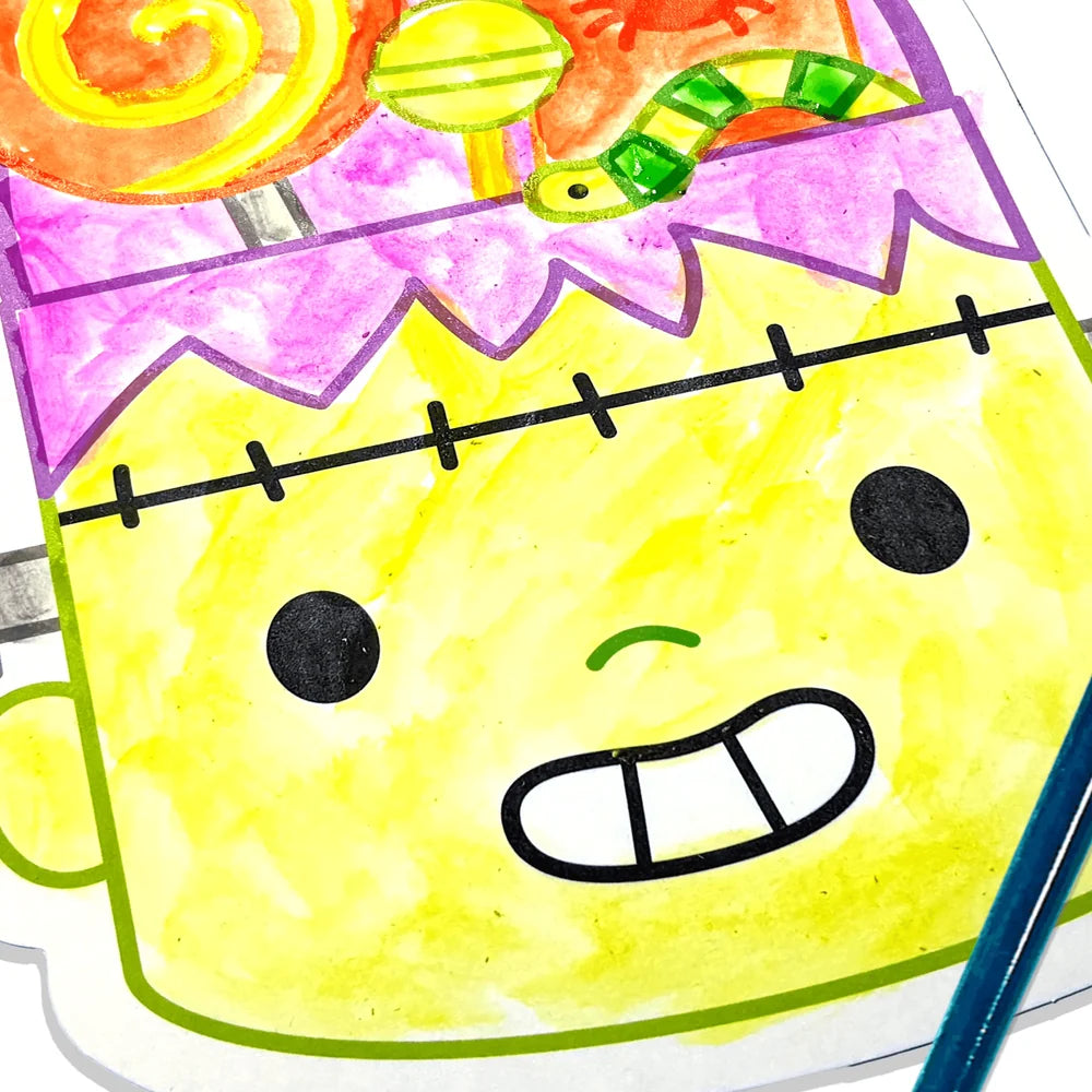 Ooly Playful Painters Easy Watercolor Painting Kit-- Trick or Treat