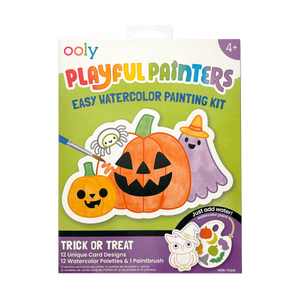 Ooly Playful Painters Easy Watercolor Painting Kit-- Trick or Treat