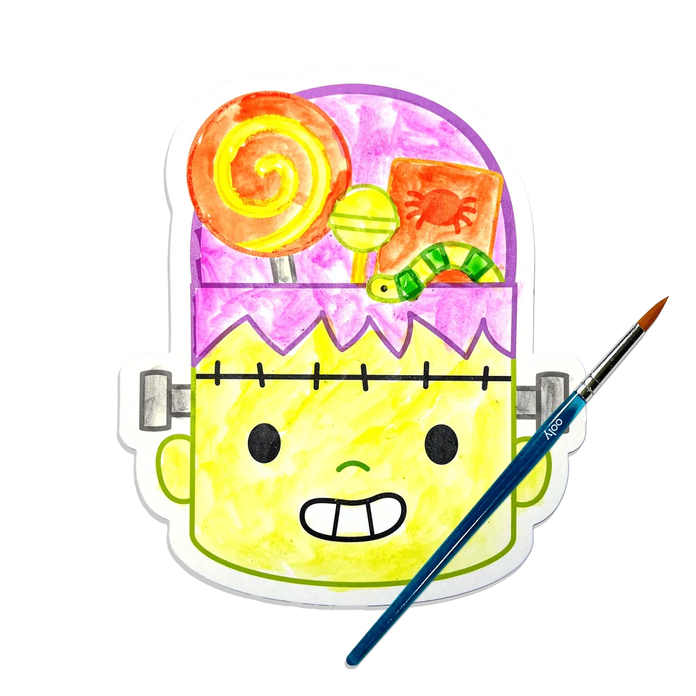 Ooly Playful Painters Easy Watercolor Painting Kit-- Trick or Treat
