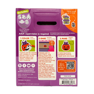 Ooly Mini Shrink-Its! DIY Shrink Art Kit-- Boo Crew