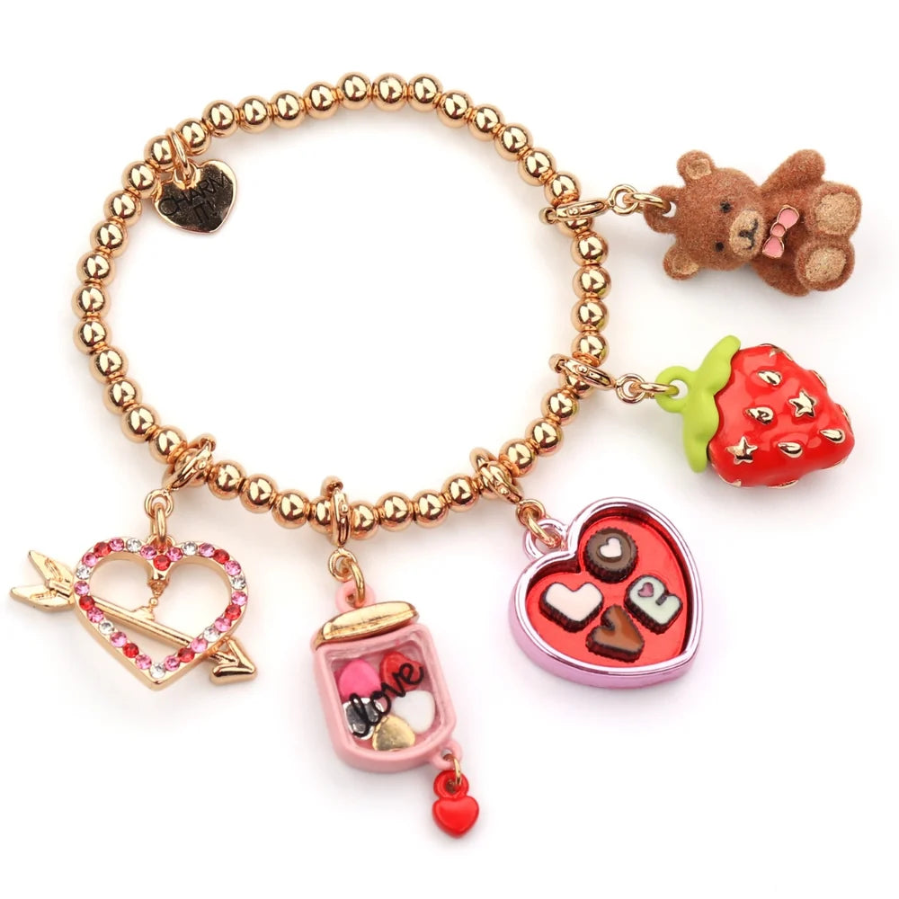 Charm it! Gold Strawberry Charm
