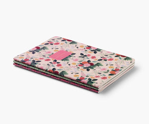 Rifle Paper Co Assorted Set of 3 Dahlia Notebooks