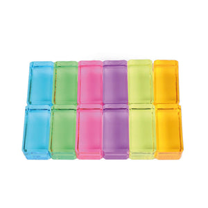 Bauspiel Luminous Blocks Pastel, 12 Pieces