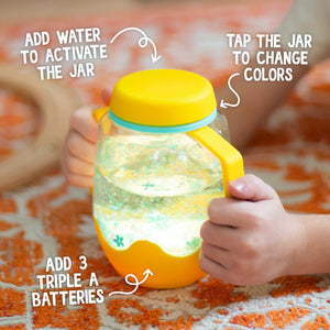 Glo Pals- Yellow Honey Bee Sensory Play Jar
