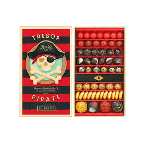 Billes & Co Marbles--  Pirate Treasure Large Box