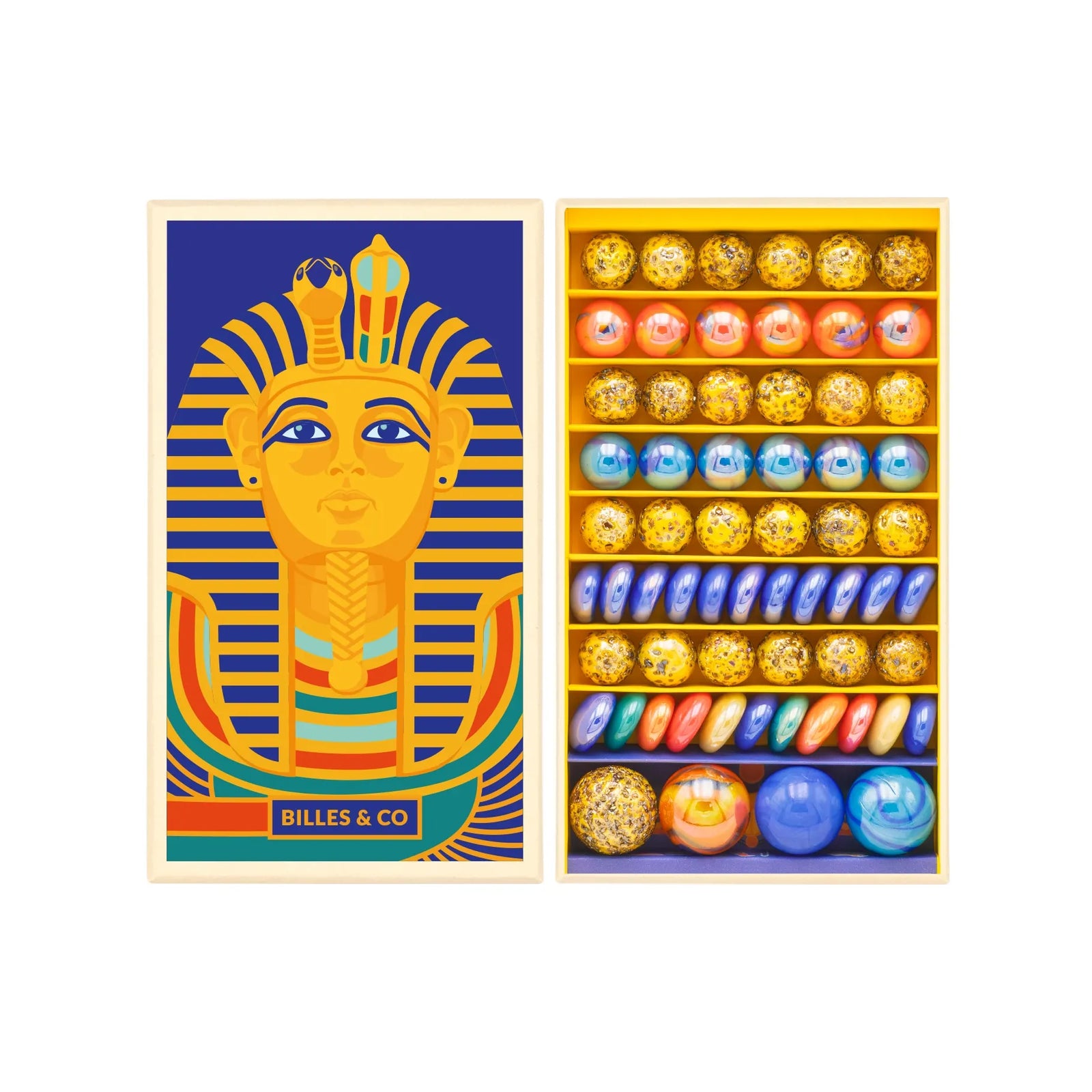 Billes & Co Marbles-- Tutankhamun Large Box