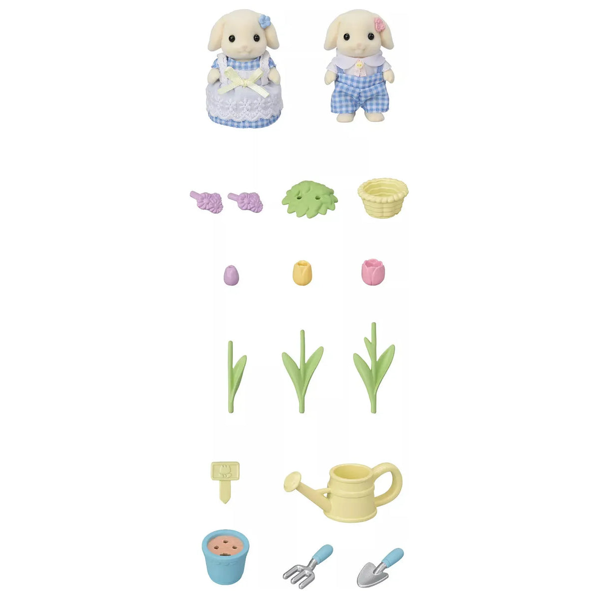 Blossom Gardening Set--Flora Rabbit Sister and Brother