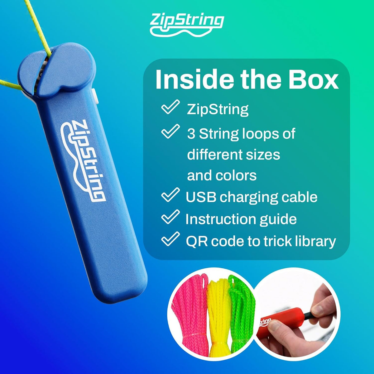 ZipString® The Orignal- Bodacious Blue