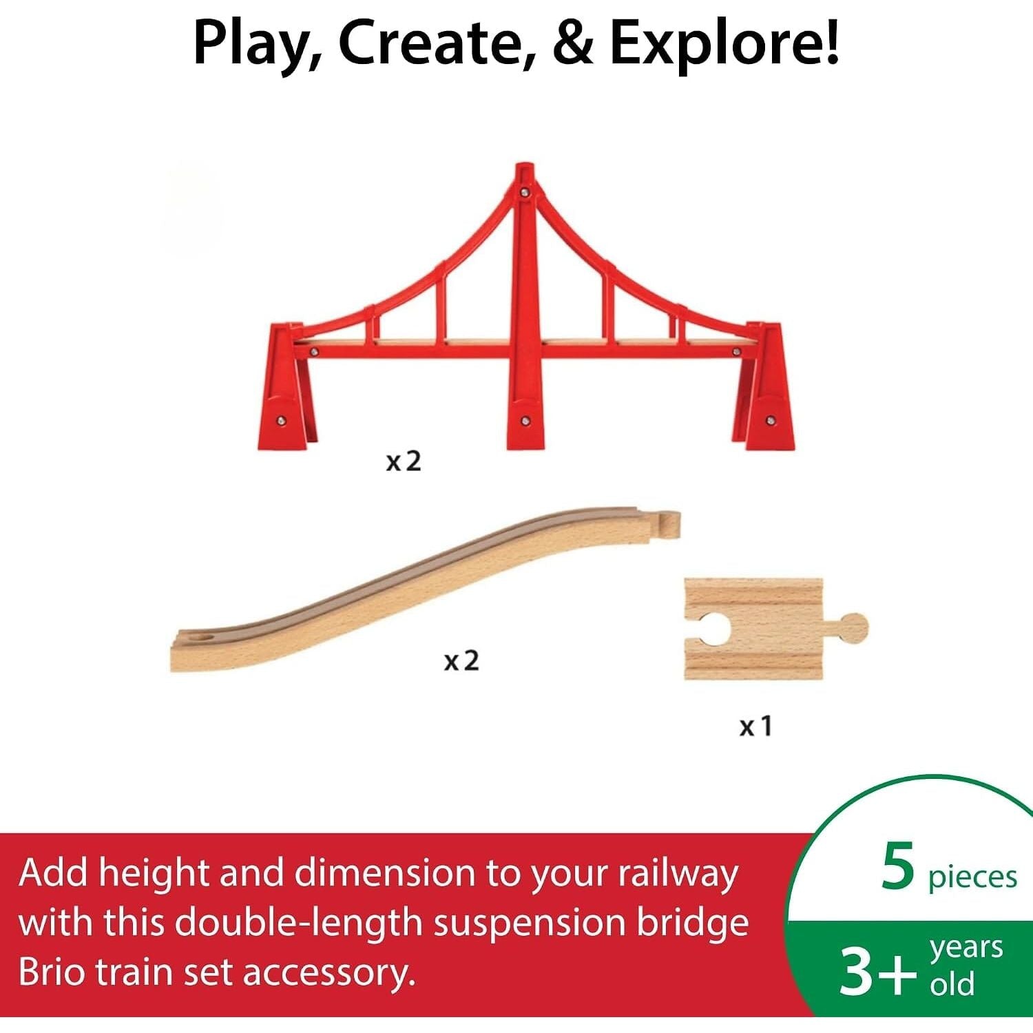 BRIO 33683 Double Suspension Bridge
