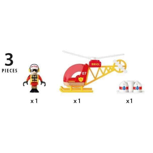 BRIO 33797 Firefighter Helicopter