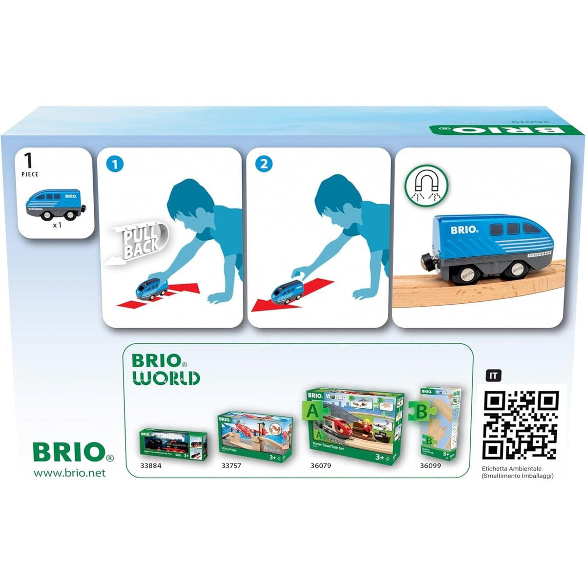 BRIO 36019 Pull Back Train