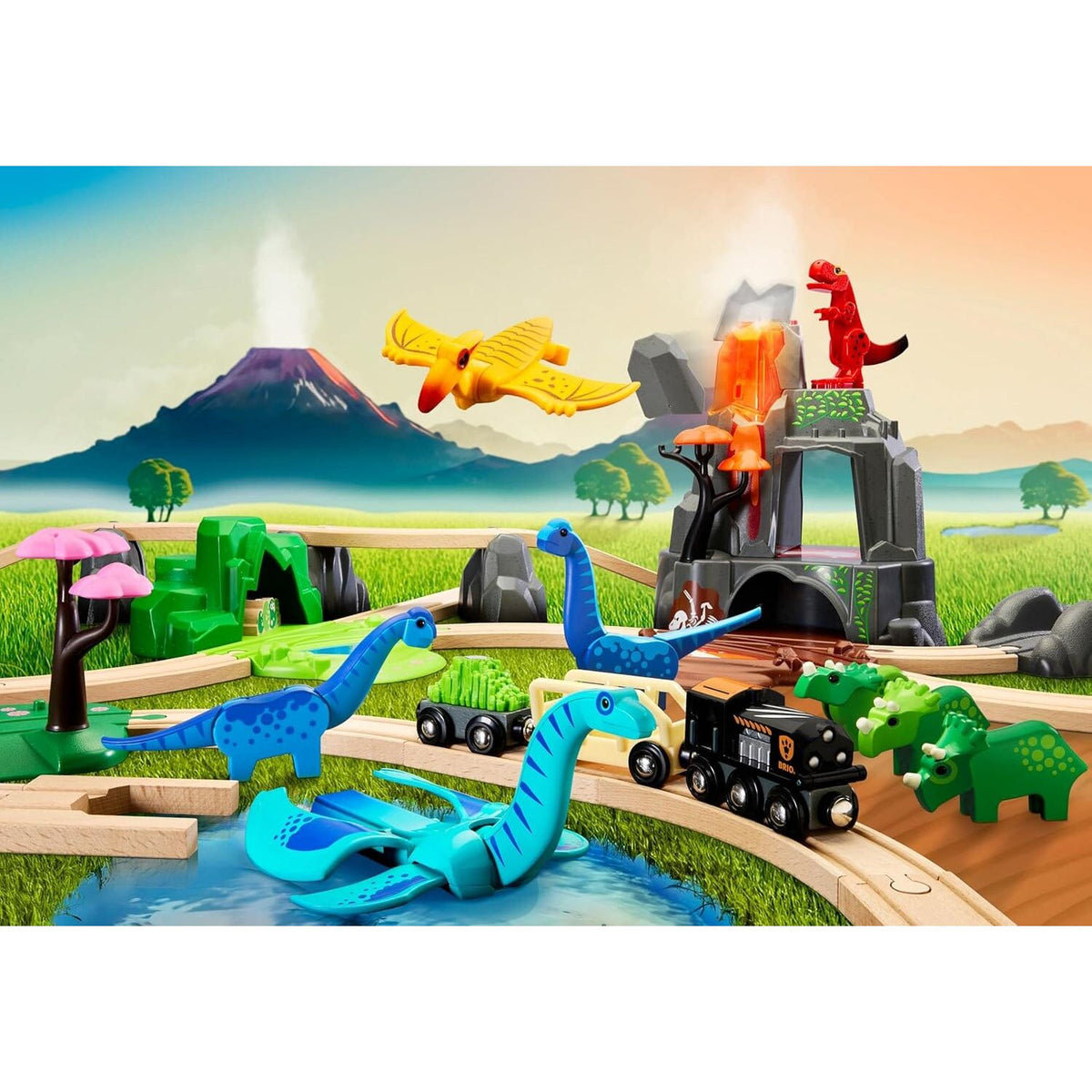 BRIO 36104 Dinosaur Deluxe Set