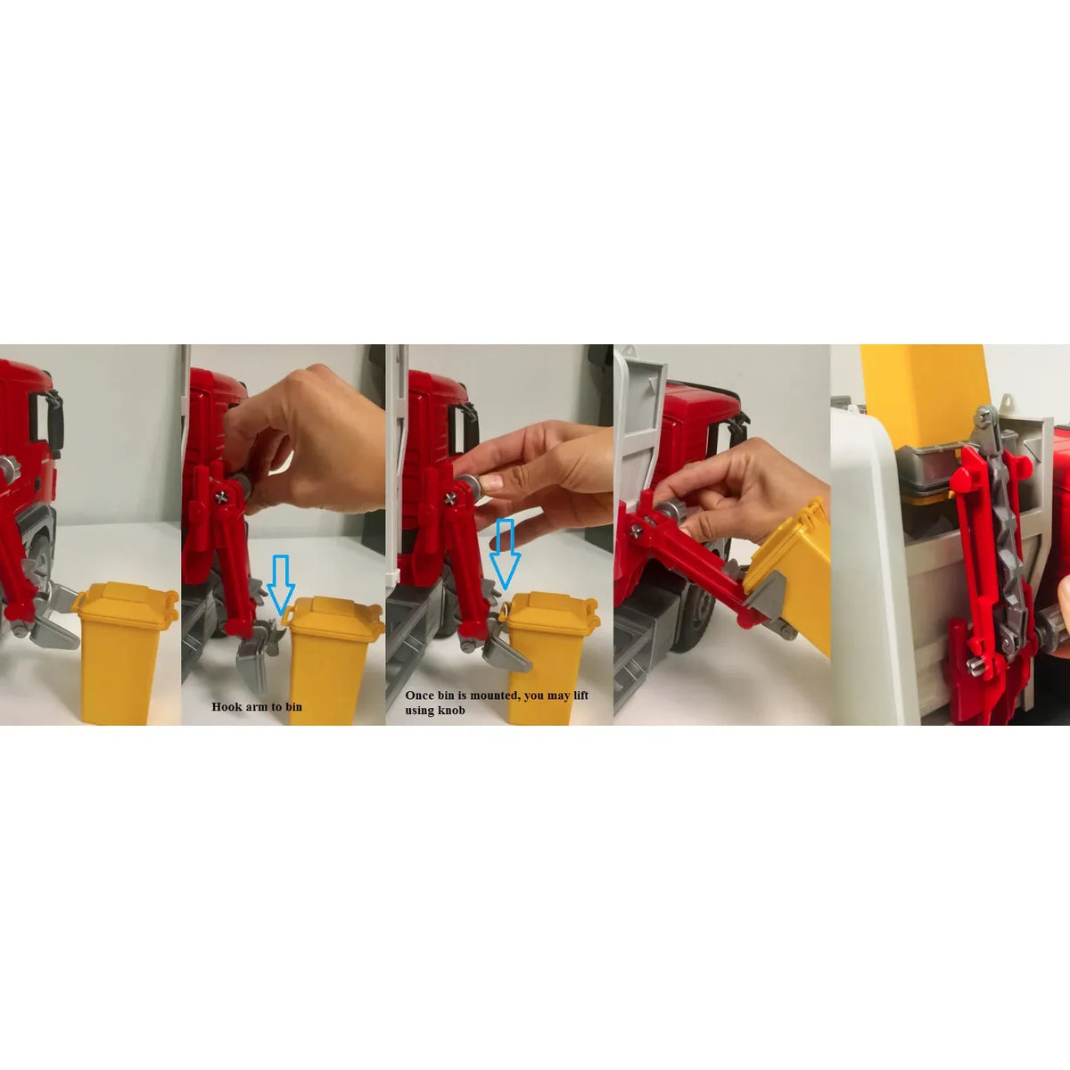 Bruder 03761 MAN TGS Side Loading Garbage Truck