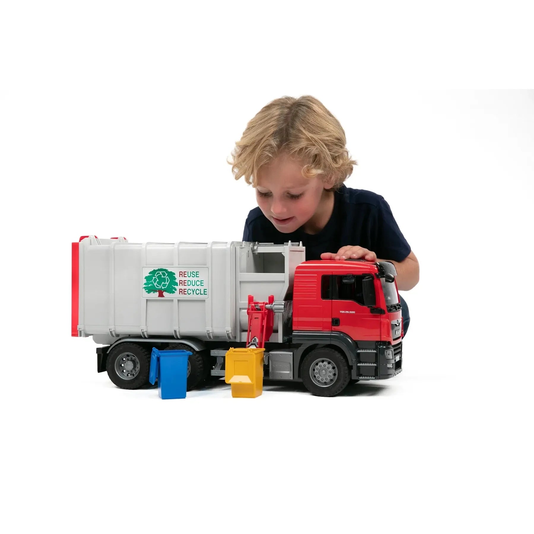 Bruder 03761 MAN TGS Side Loading Garbage Truck