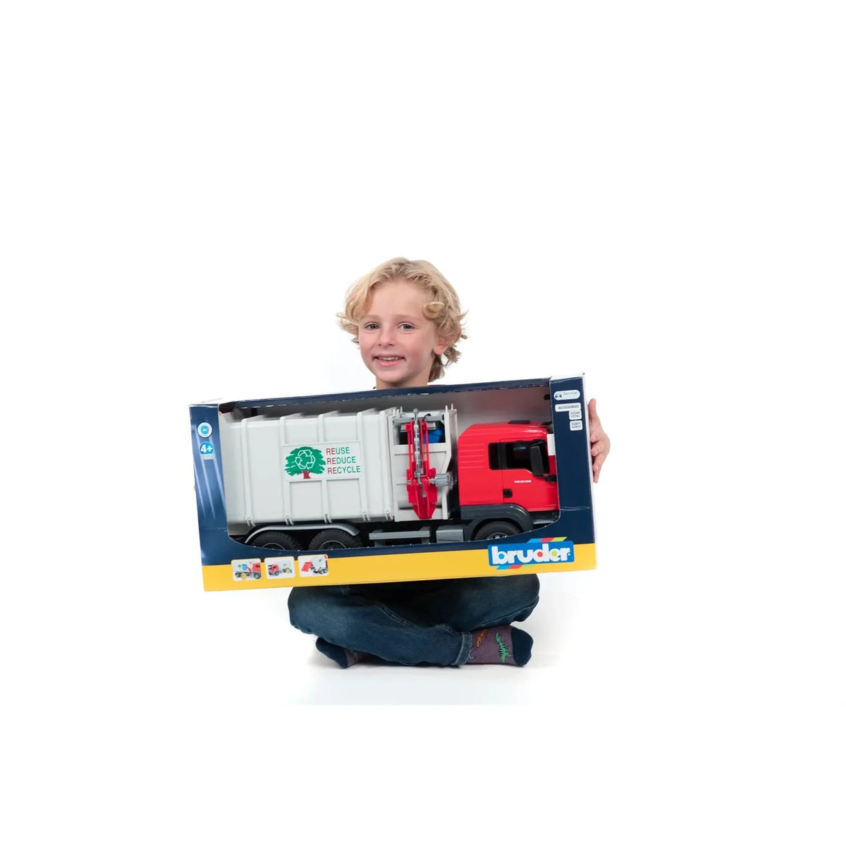 Bruder 03761 MAN TGS Side Loading Garbage Truck