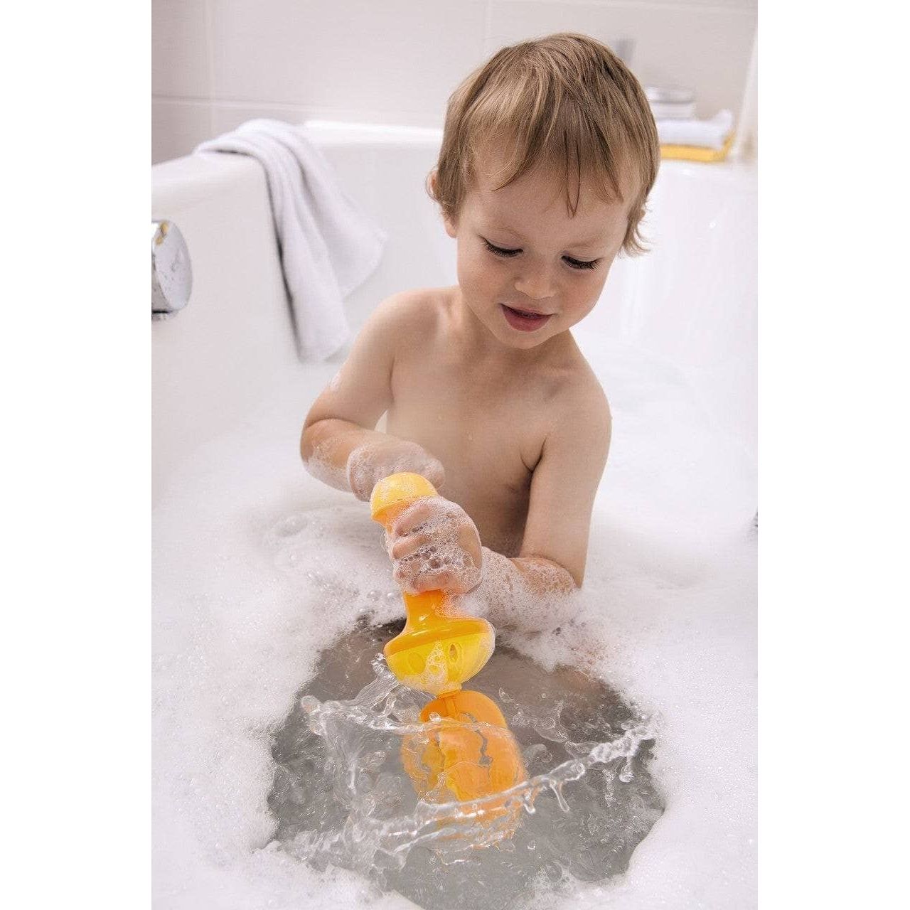Bubble Bath Whisk in Orange by Haba