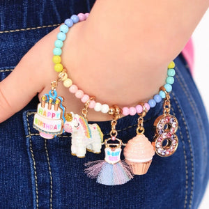 Charm It! Gold B-Day Girl Tutu Charm