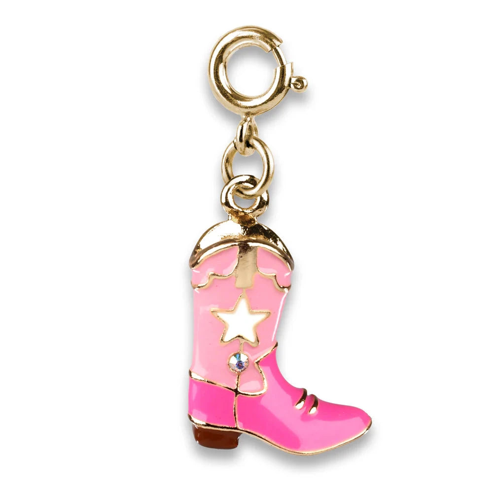 Charm It! Gold Cowboy Boot Charm