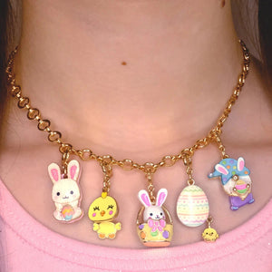 CHARM IT! Gold Easter Gnome Charm