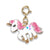 Charm It! Gold Glitter Unicorn Charm