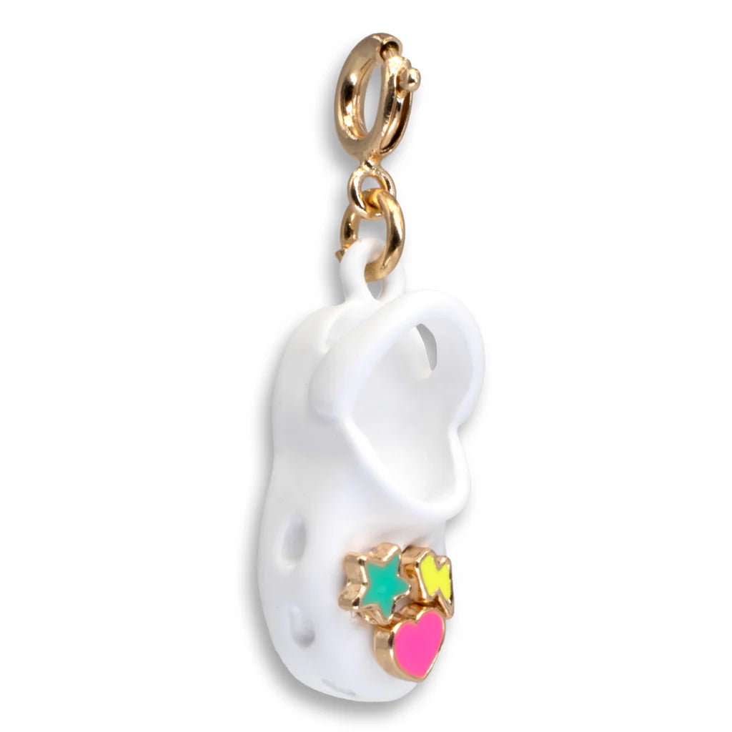 Charm It! Gold Rubber Clog Charm