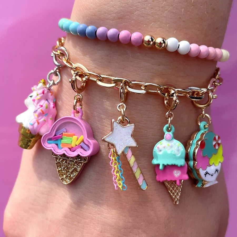 Charm It! Swivel Ice Cream Cone Charm