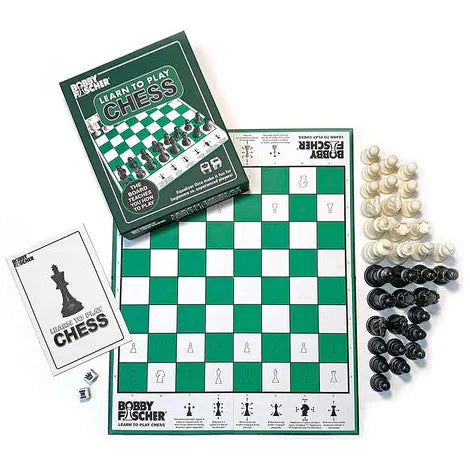 Bobby Fisher- Learn How To Play Chess Set Board Game