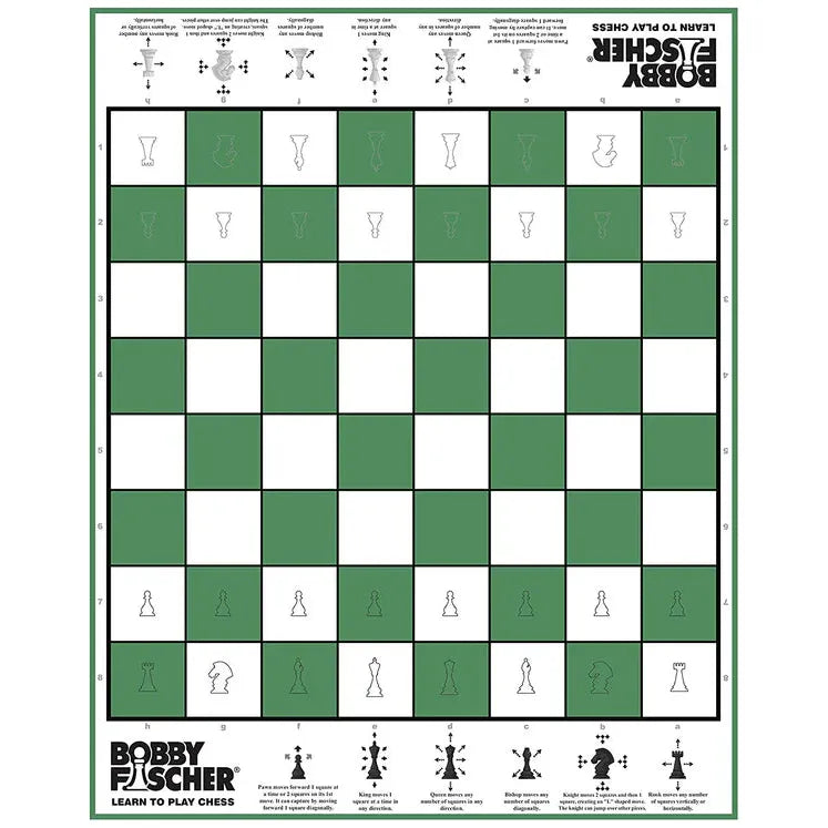 Bobby Fisher- Learn How To Play Chess Set Board Game
