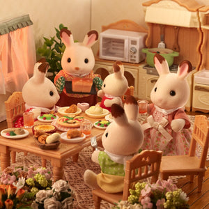 Chocolate Rabbit Family by Calico Critters